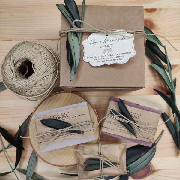 Bomboniera Sapone Artigianale NATURAL SOAP 05 OLIVISSIMO